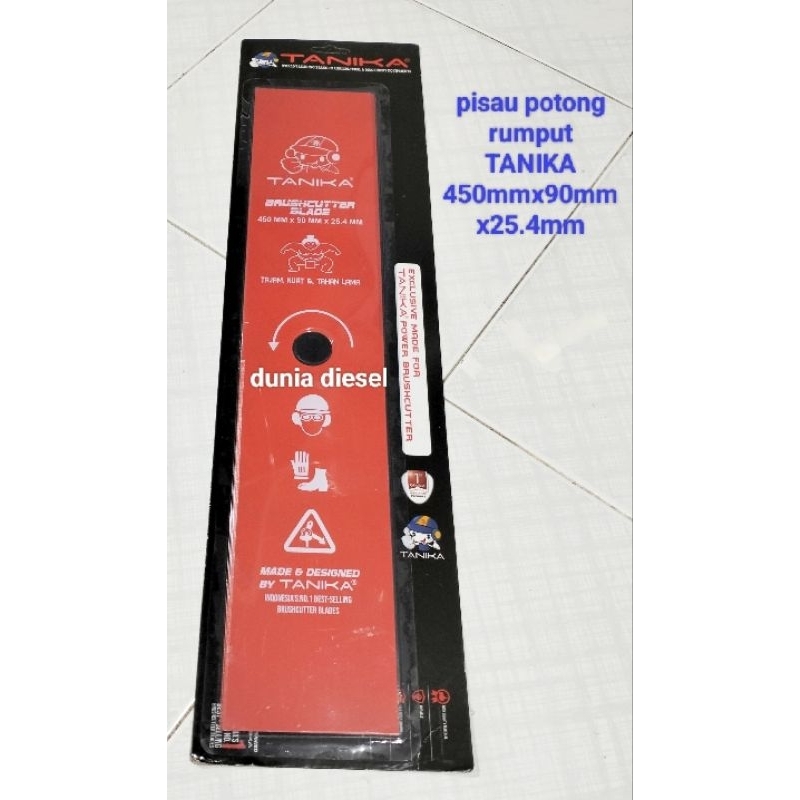 pisau TANIKA mesin potong rumput 450mm brush cutter blade tanika TNK pisau mesin potong rumput