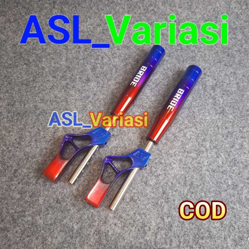 Shift Knob Ekstender Mobil Set Tuas Persneling Burn Tip Pelangi Alumunium tuas kepala knop knob + ti