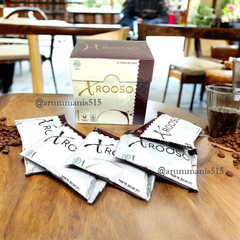 

XROOSO COFFEE KOPI XROOSO HARGA 1 BOX ISI 5 SACHET 100% ORIGINAL