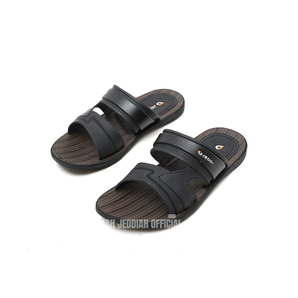 JEDDI [MHC 202] Sandal Selop Pria/ Sandal Cowok Ban 2 Distro/ Sandal Slide Cowok/ Sandal Selop Pria