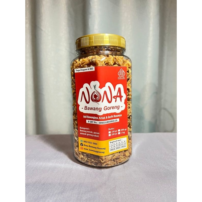 

BAWANG GORENG ASLI, KRIUK DAN GURIH | Toples Tebal 700 ml