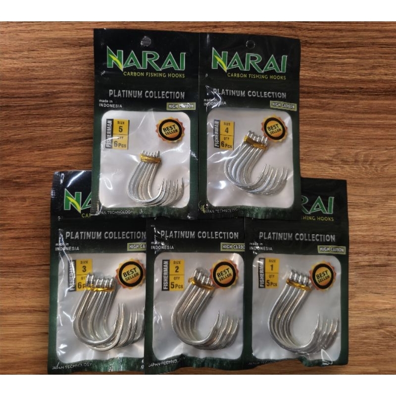 NARAI PLATINUM JIGGING FISHERMAN / MATA KAIL PANCING / KAIL PANCING / NARAI HOOK