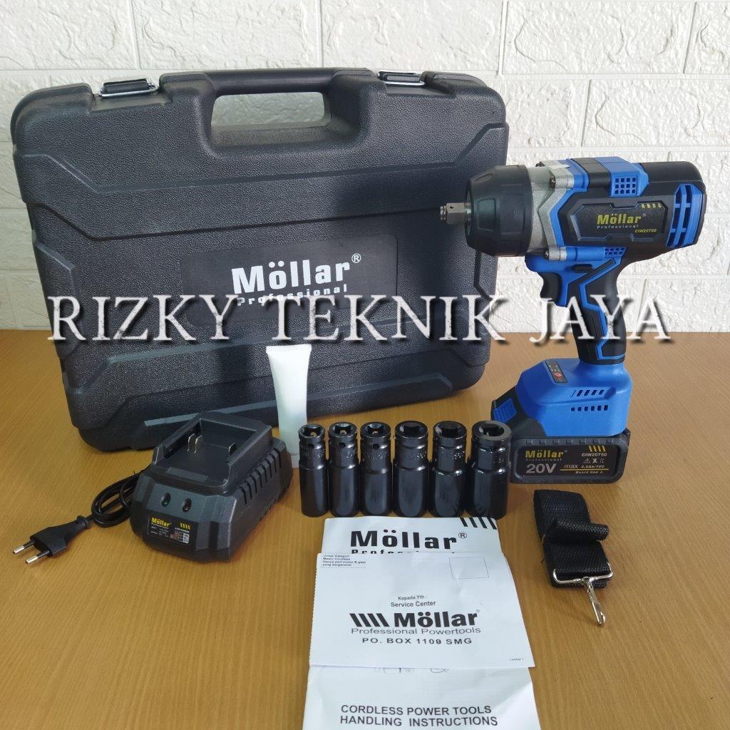 MESIN BOR IMPACT BUKA BAUT MOLLAR IMPACT WRENCH CIW20750 MESIN BOR BUKA BAUT TRUK MOBIL MOTOR