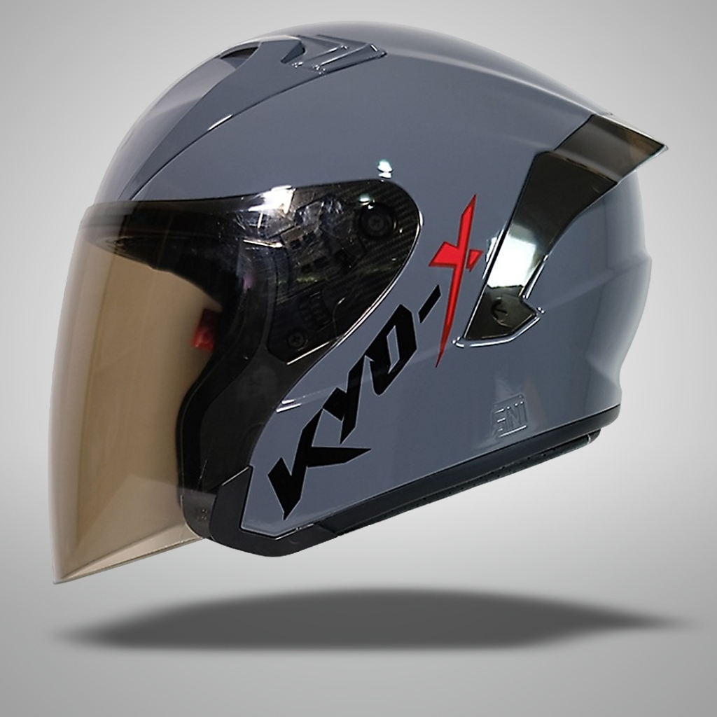 Helm Half Face JPN kyo-X Original Kaca Clear Putih