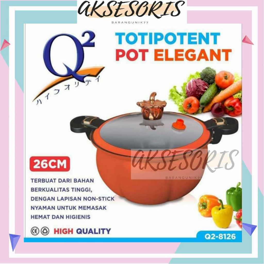 PRESTO Q2-8126 / PANCI PRESTO LABU 26CM Q2 8126 / TOTIPOTENT POT / PANCI PRESTO VIRAL / NON STICK PR