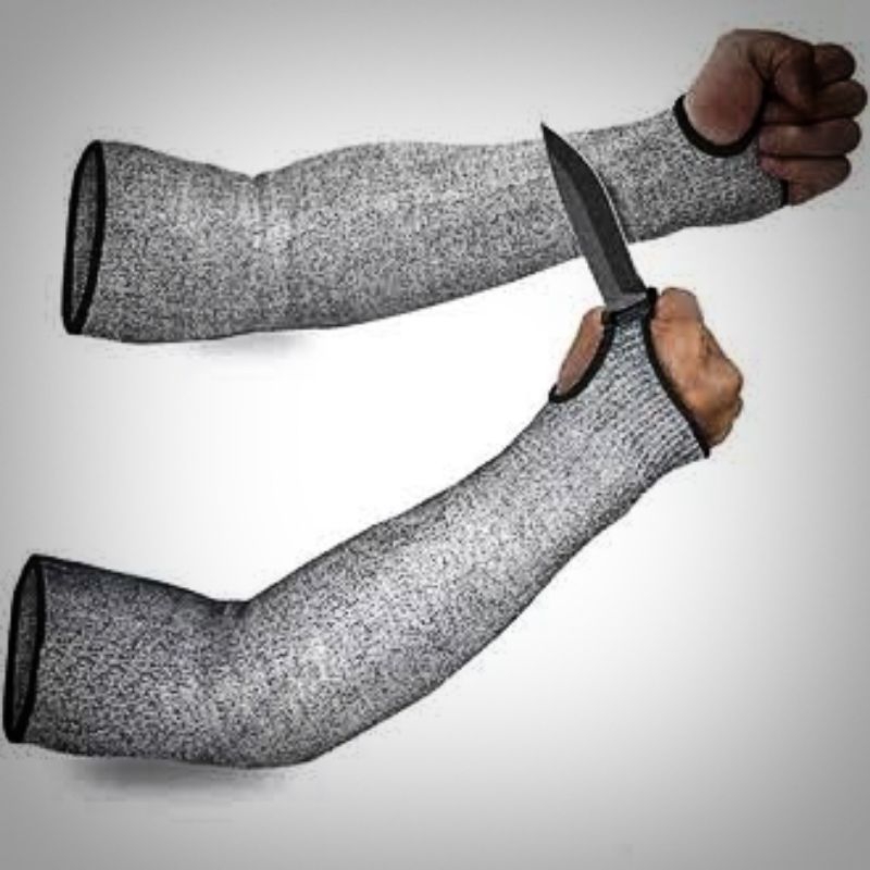 Sarung tangan lengan anti pisau arm sleeve body protector manset olahraga beladiri / self defense ke