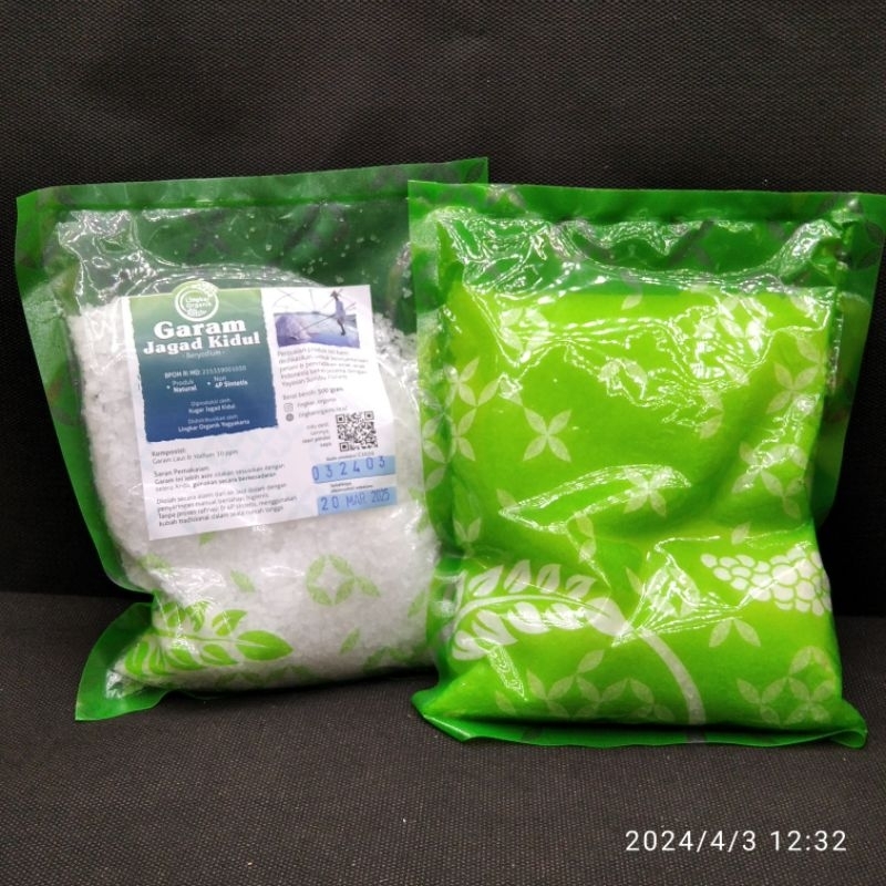 

Garam Laut Jagad Kidul 500gr, Kasar, Beryodium | Lingkar Organik