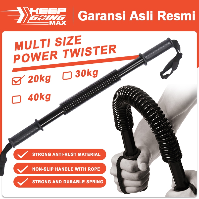 Keep Going Max-Power Twister /20 KG - 30 KG Pelatih Kekuatan Lengan /alat olahraga pembentuk otot le