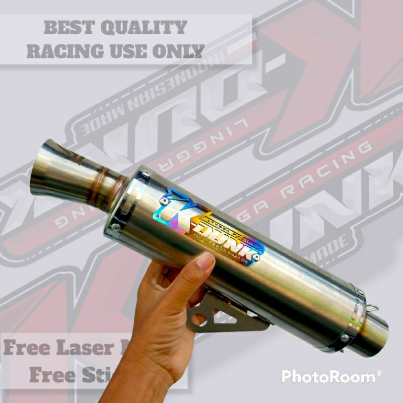 Slenser Silincer Knalpot K-DUNK type Corong medwick