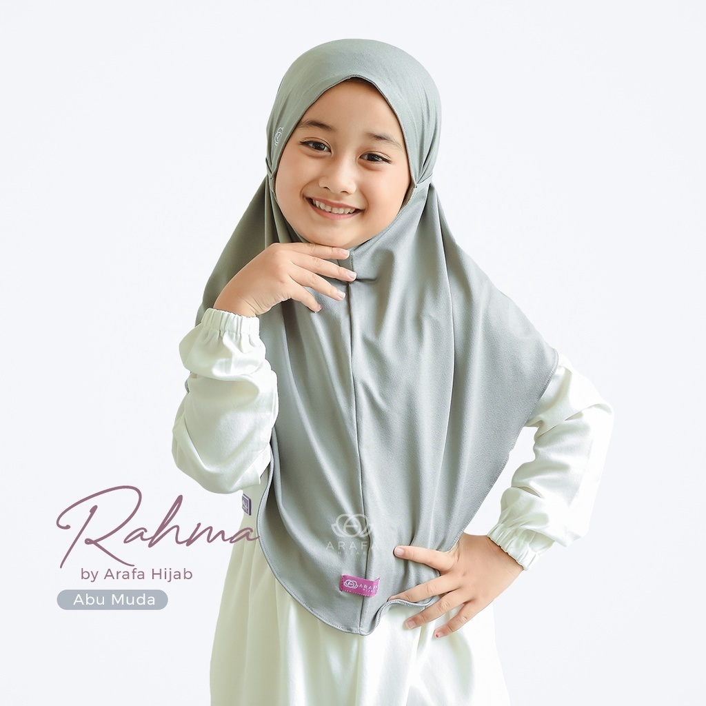 Khimar Rahma by Arafa Hijab| Khimar anak /Hijab Anak/Bahan Katun Bamboo