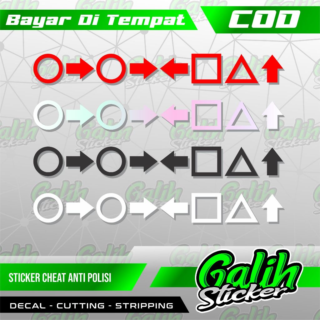 Stiker cheat GTA anti polisi
