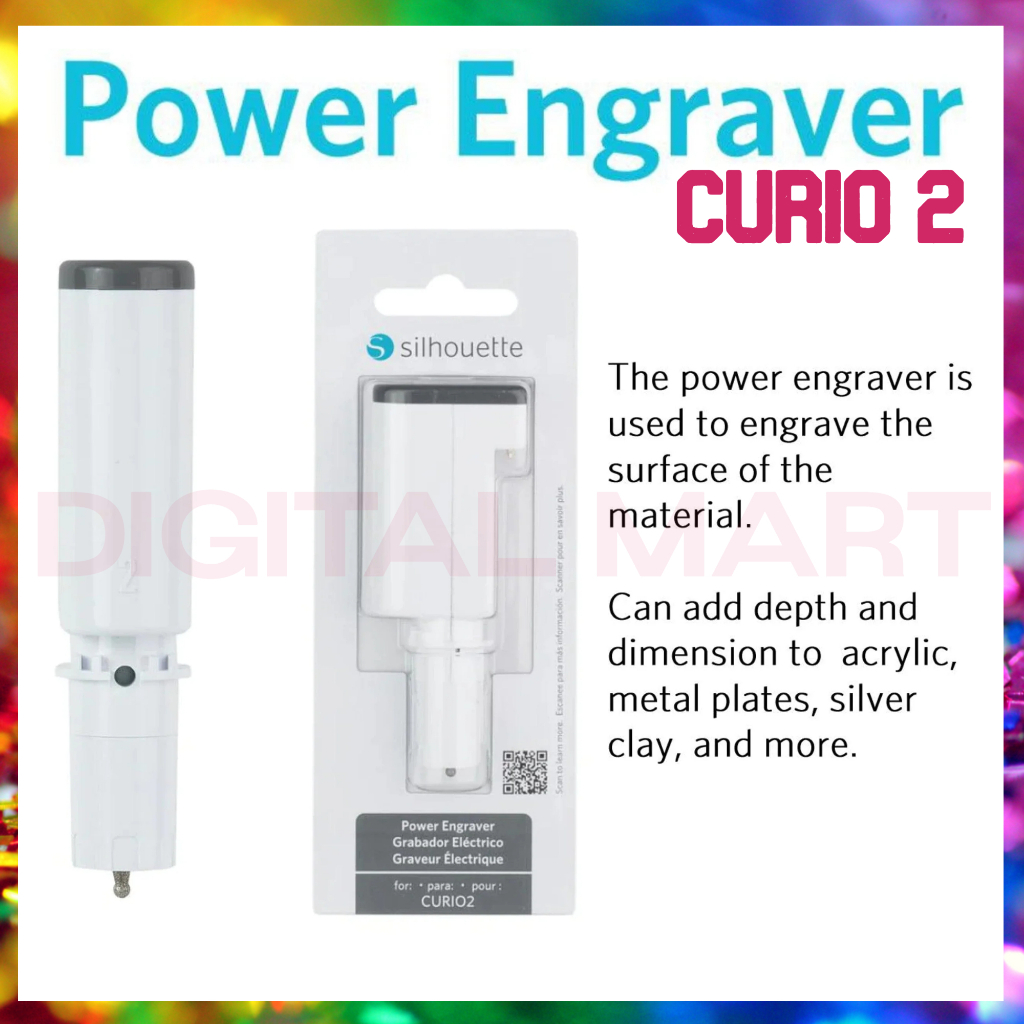 

Silhouette Power Engraver Tool CURIO 2 CURIO2 Engraving - Pisau Pengukir