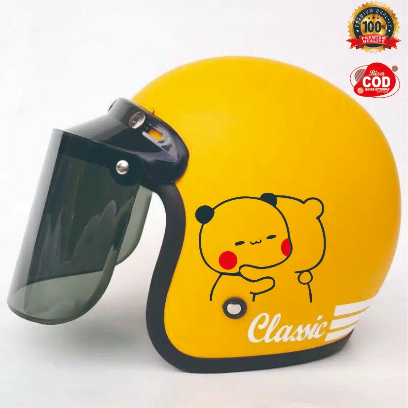 STICKER HELM BOGO MOCHI LUCU,CUTE 3
