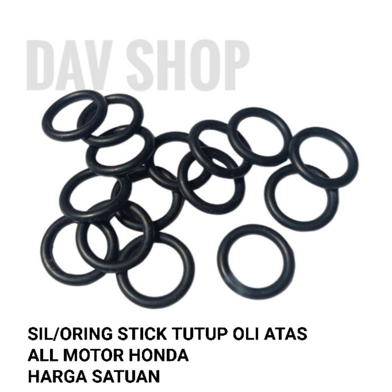 SIL/ORING TUTUP STICK OLI ATAS BEAT SCOOPY VARIO PCX ADV SPACY GENIO STYLO