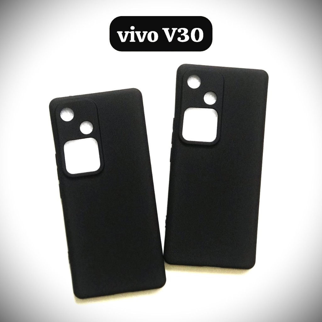 New Vivo V40 V30 V30pro V29 5G V29E V27 V27e V23 V23E V25 V25e Pro Softcase Black Matte Protecth Cam