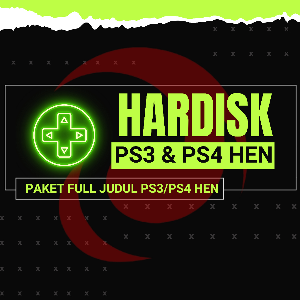 (GAME PS3 PS4 HEN) PAKET Hardisk HDD Full Game
