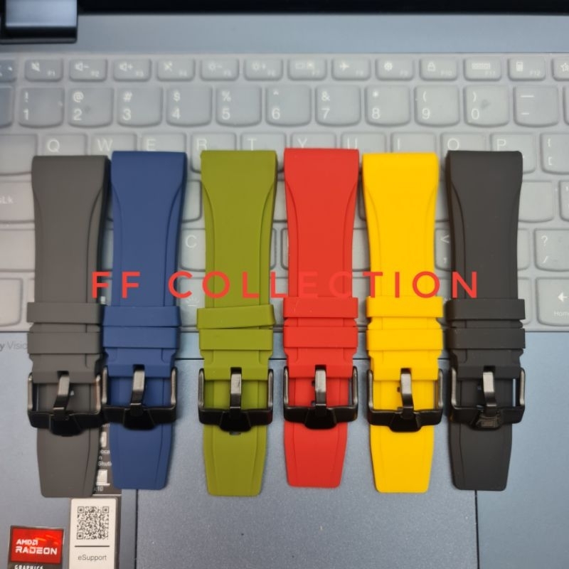 FF 1102 TEBAL KWALITAS ORIGINAL KALEB Strap Tali jam tangan 24MM 26MM 22MM 24 MM 26 MM 22 MM Silicon