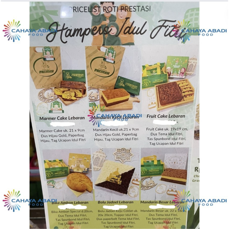 

Hampers Lebaran Roti Prestasi Solo 2024 ( Roti Basah )