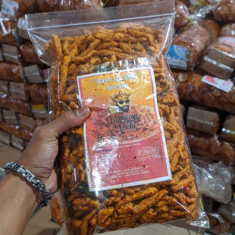 

Basreng stick pedas daun jeruk