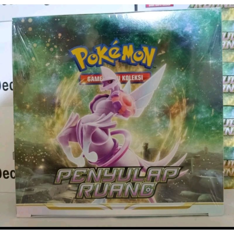 Kartu pokemon penyulap ruang booster box