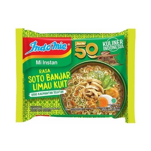 

Indomie Mi Instan Kuah Soto Banjar Limau Kuit 75gr 40 pcs Karton