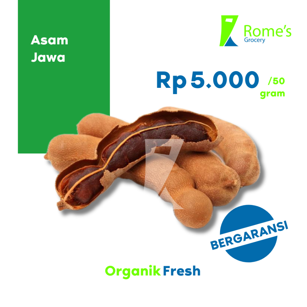 

Asam Jawa | 50gr | Fresh&Organik | Bergaransi | Rome's Grocery