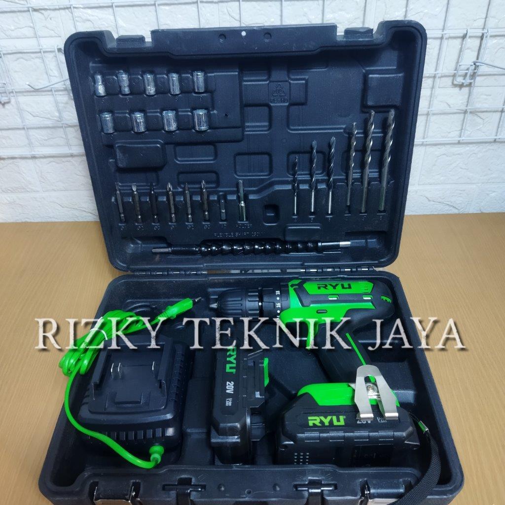 MESIN BOR BATERAI RYU RCI 20V CORDLESS IMPACT DRILL CORDLESS RYU RCI 20V BATERAI