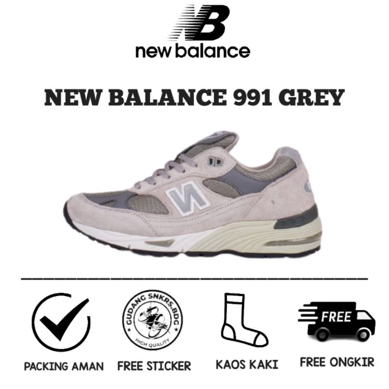 (GUDANGSNKRS) NB 991 Grey