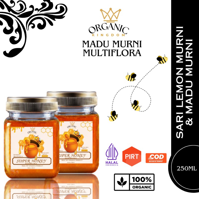 

250ml Madu Murni Multiflora by Organic Kingdom