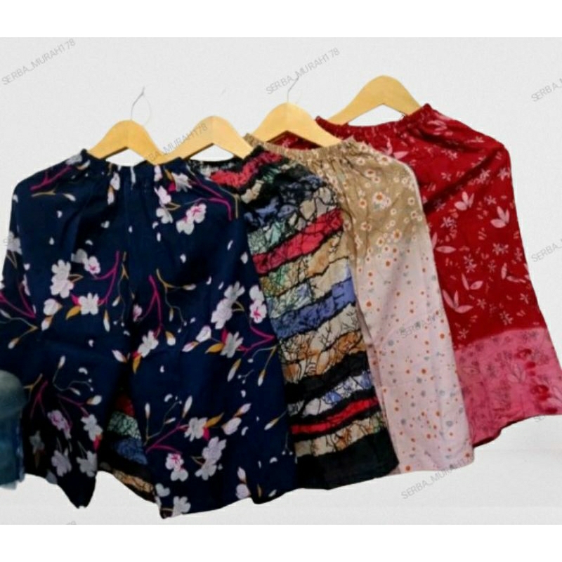 Celana Kolor Pendek Murah Pria Wanita Rijek Sortiran