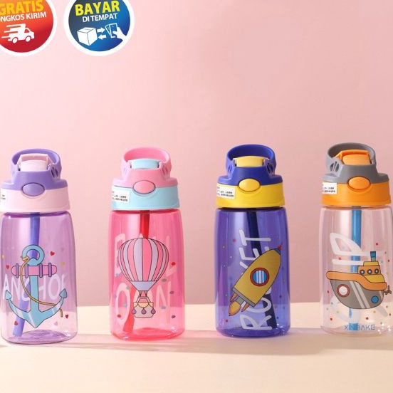 Mau KP12  BOTOL MINUM ANAK MURAH TALI SEDOTAN TEMPAT MINUM ANAK LUCU