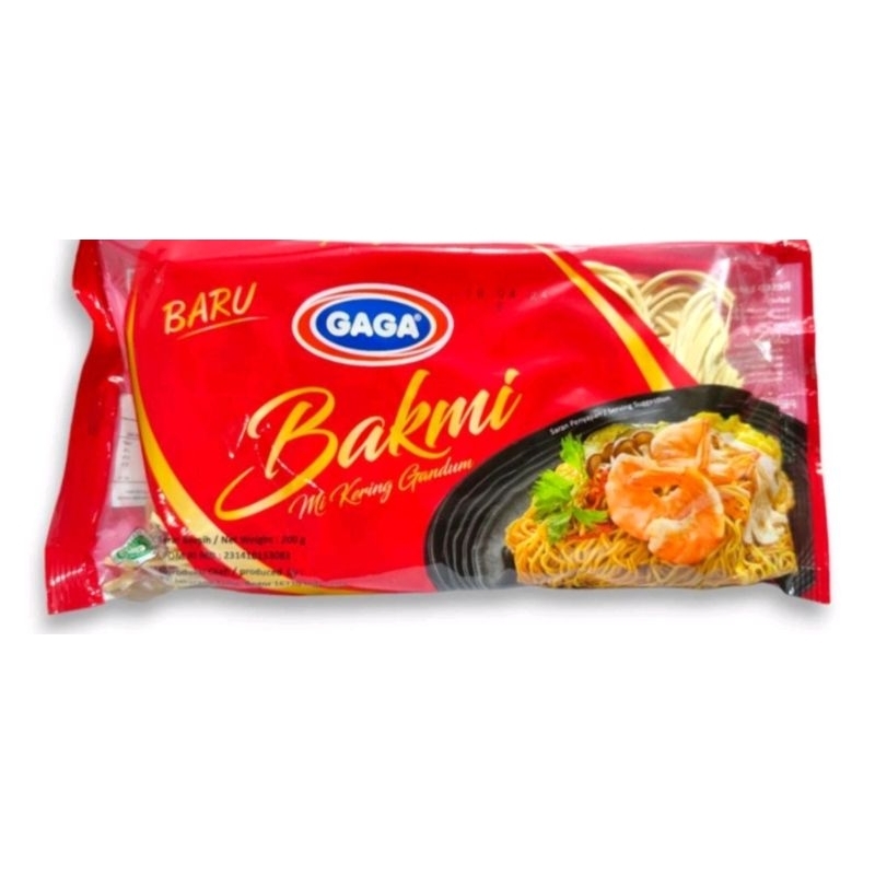 

GAGA - Bakmi Mie Kering Gandum 200gr