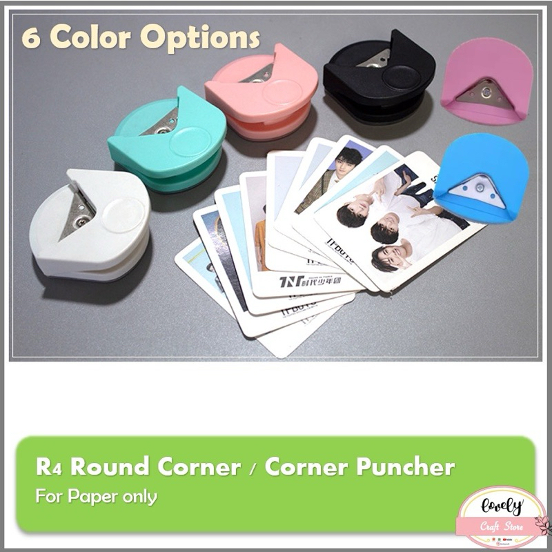 

Round Cutter / R4 (rounding 4mm) Round Corner untuk membulatkan sudut kertas foto kartu nama