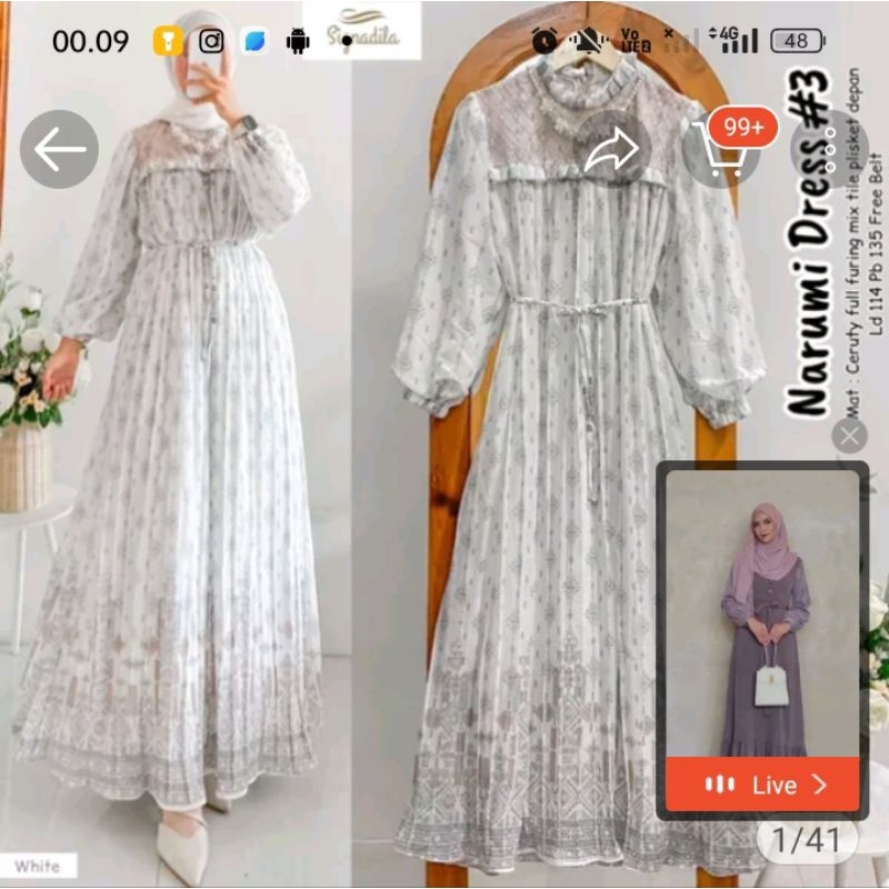 valenka dress ceruti motif