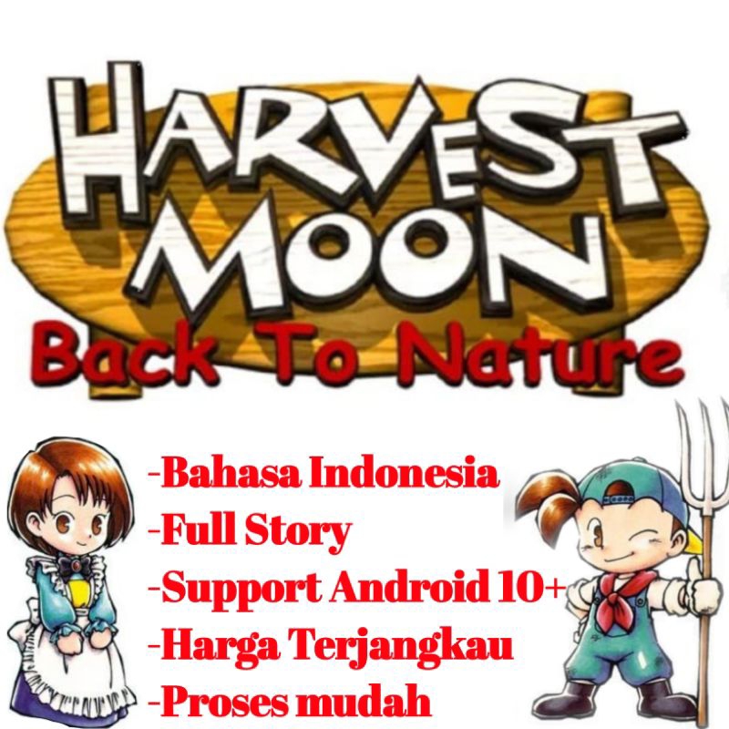Harvest Moon back to nature Bahasa Indonesia