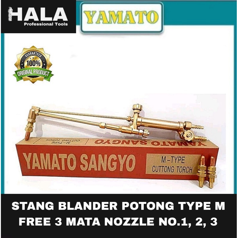 YAMATO SANGYO || STANG BLANDER / BLENDER POTONG TYPE M || FREE 3 MATA CUTTING TIP