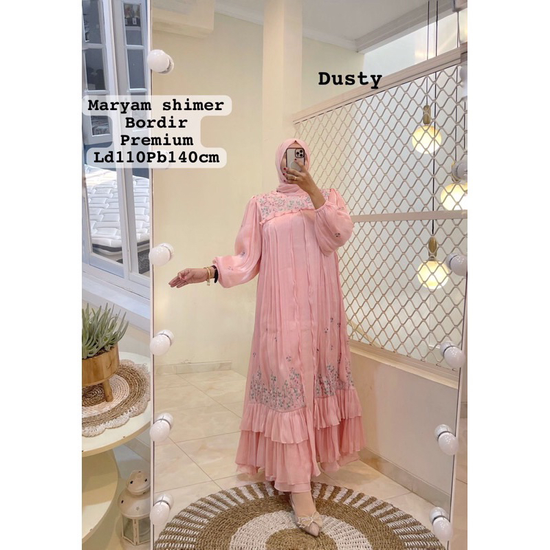 mmaryam DRESS / Dress Shimer / Gamis shimer / Gamis Pandora