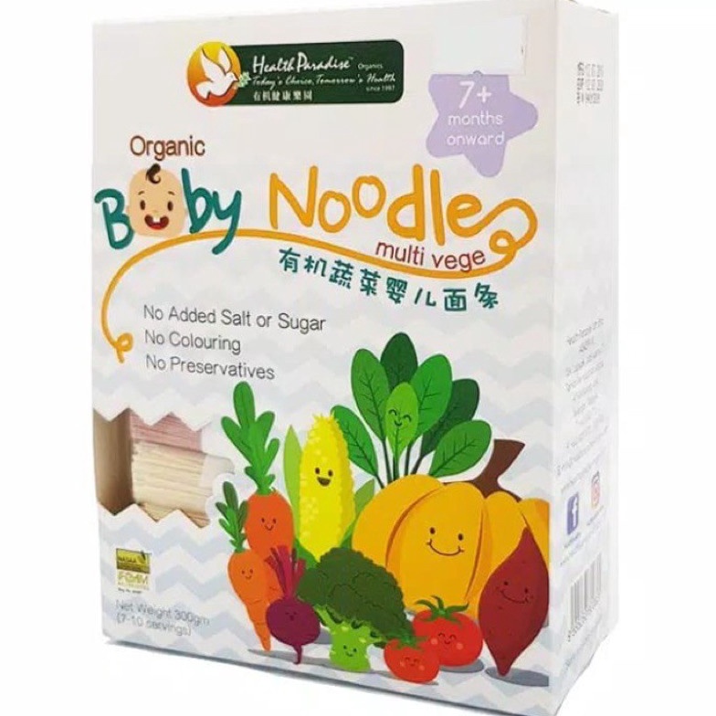 

Kirim sekarang Health Paradise Organic Baby Noodle Multi Vege 3g PMP