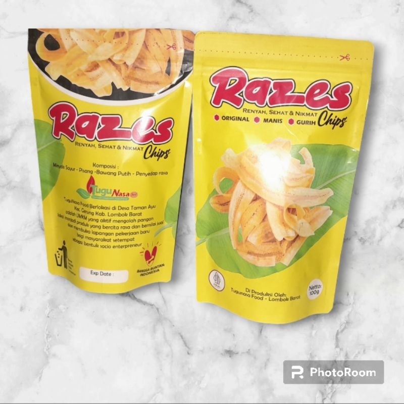 

Razes Chips Kripik Pisang ORIGINAL