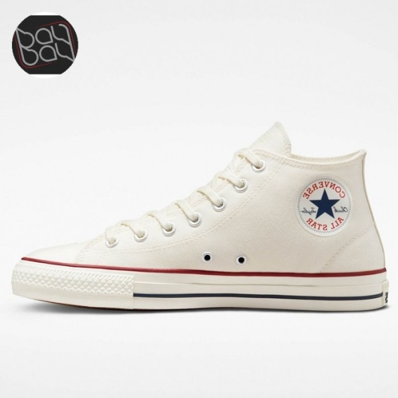 CONVERSE Chuck Taylor All Star Pro Cut Off Mid - Egret/Red/Clematis Blue A02137C Original