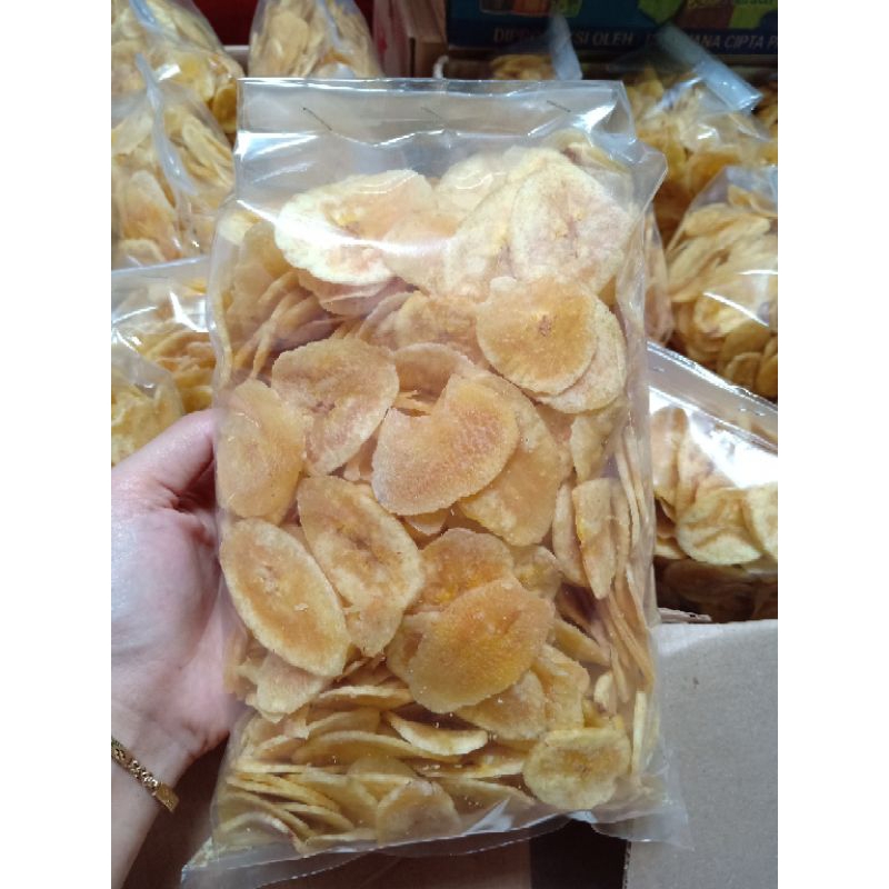 

Seriping/keripik pisang asin gurih 350gram