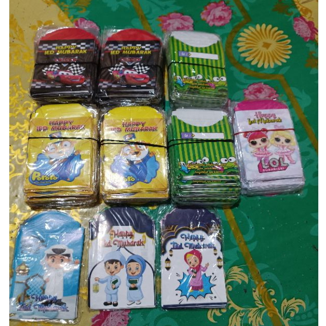 

Amplop Lebaran Karakter 1 Pak isi 10pcs