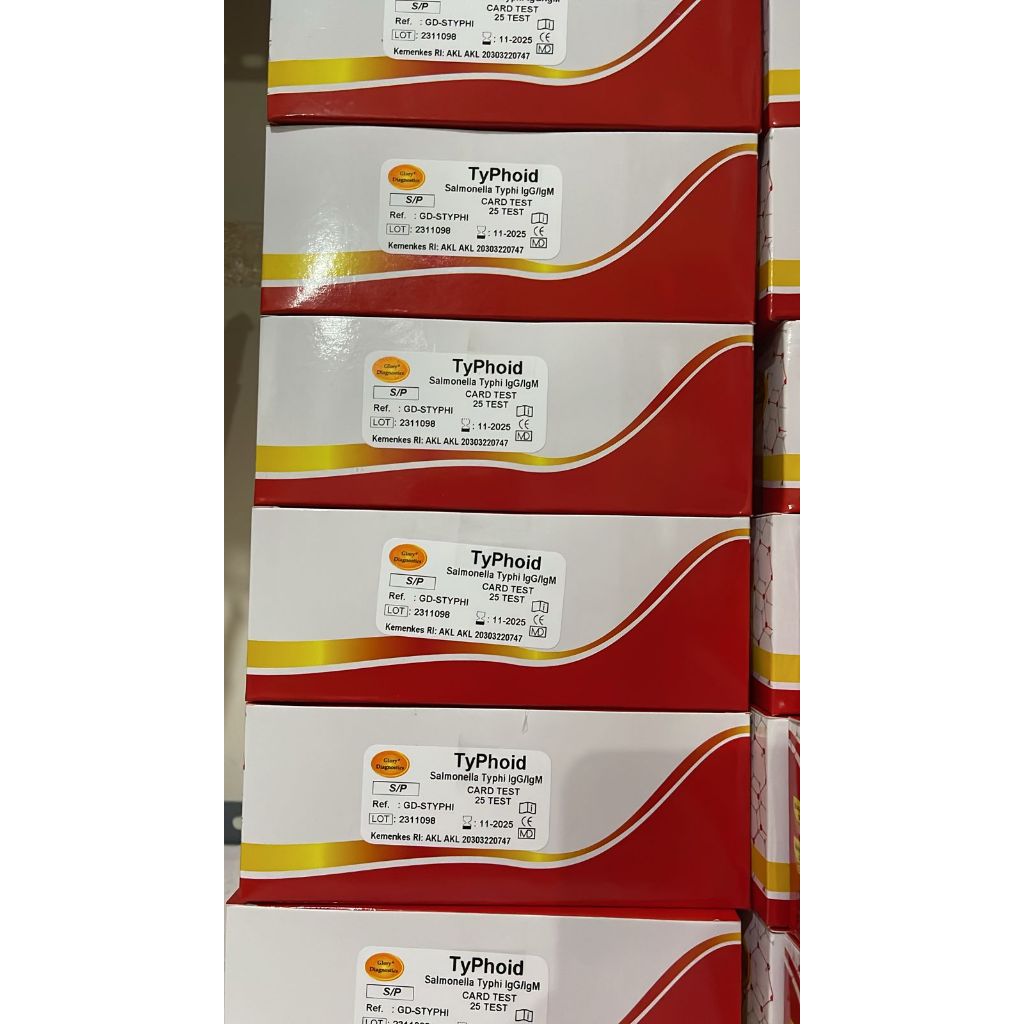 Igg IgM thypoid/salmonella GLORY 25 Test