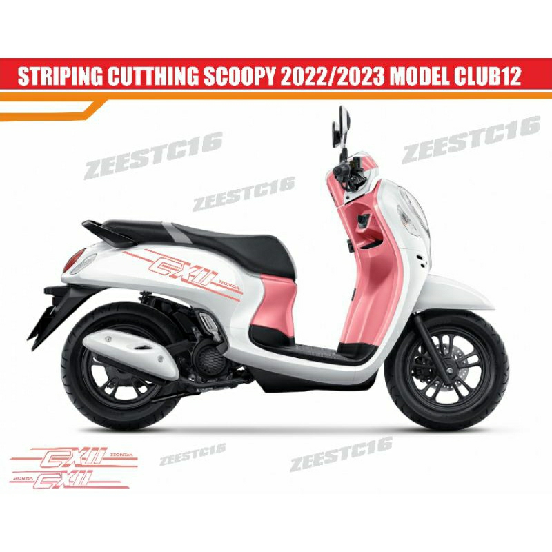 

striping cutthing scoopy prestige Club12 (bukan printing)