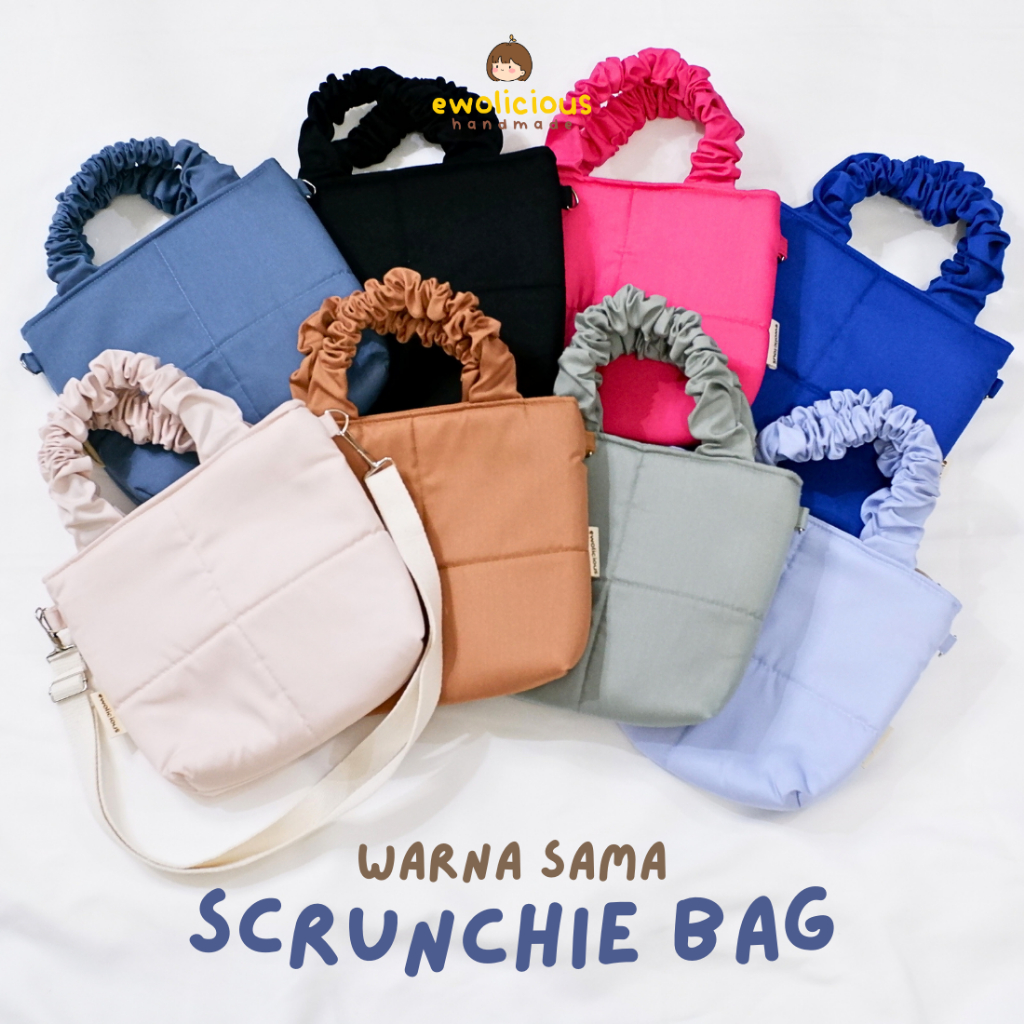 SCRUNCHIE BAG by Ewolicious | Tas Slingbag Wanita | Tas Lucu