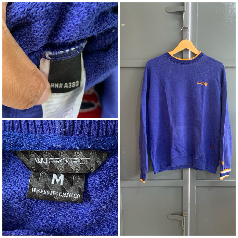 Crewneck Sweater Wv Project Biru Elektrik