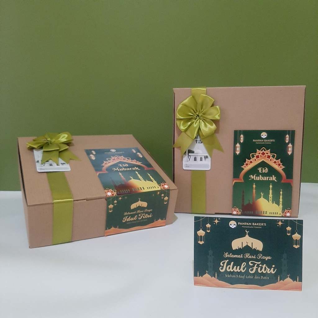 

[READY STOCK] Hampers Box Lebaran Panpan Baker's Small Pouch / Kado Parcel Idul Fitri Eid Pakcage