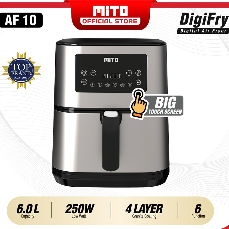 MITOCHIBA Air Fryer Digital 6 Liter - AF10