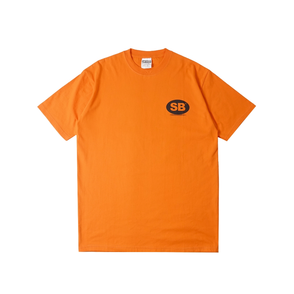 Saint Barkley Tshirt Newspaper Orange