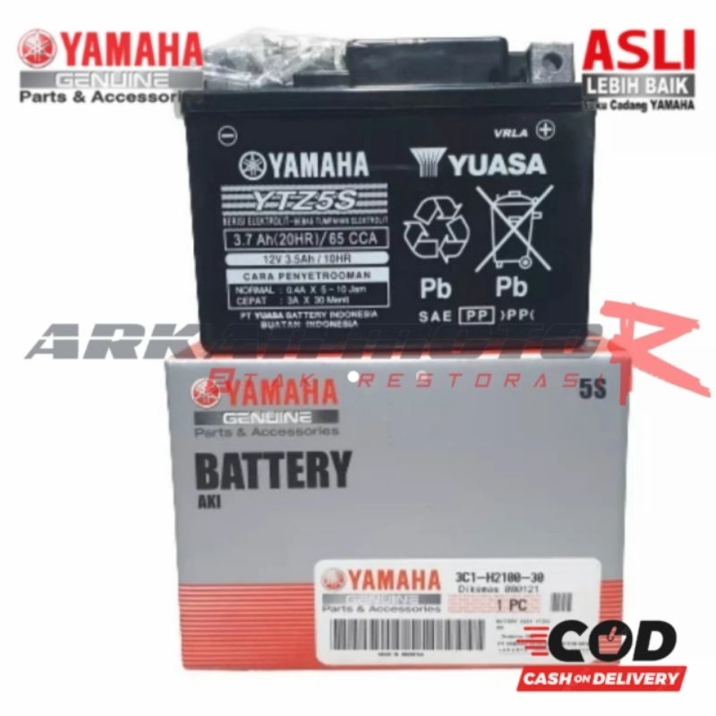 ACCU AKI YUASA YTZ5S VIXION MIO SOUL FINO MIO J M3 X-RIDE SOUL GT ORIGINAL